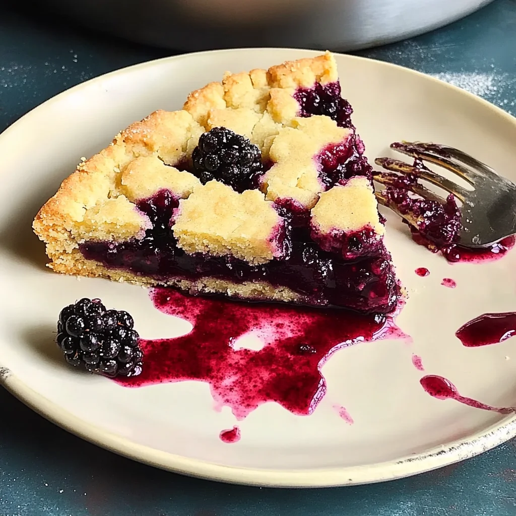 Blackberry Shortbread Wedges: Sweet and Buttery Delight