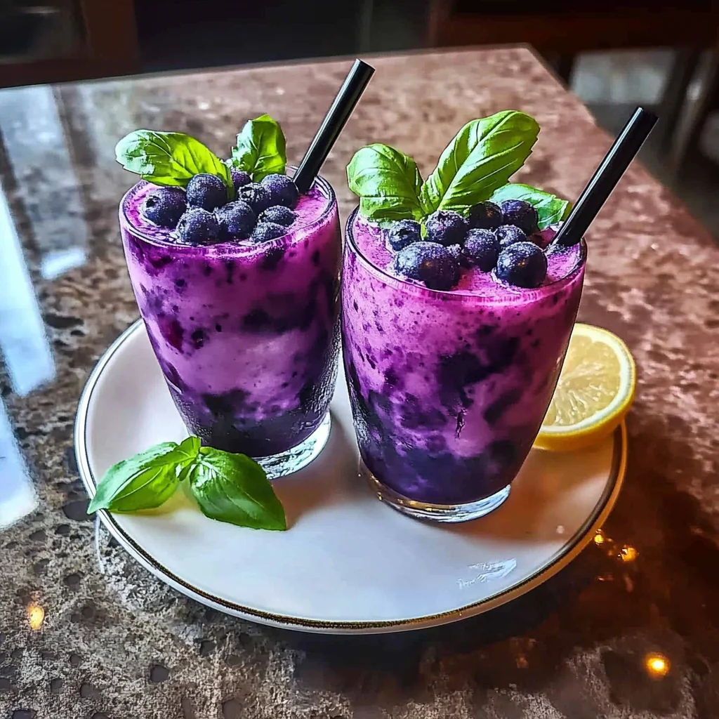 Blueberry Basil Lemon Lavender Mocktail: Refreshingly Unique
