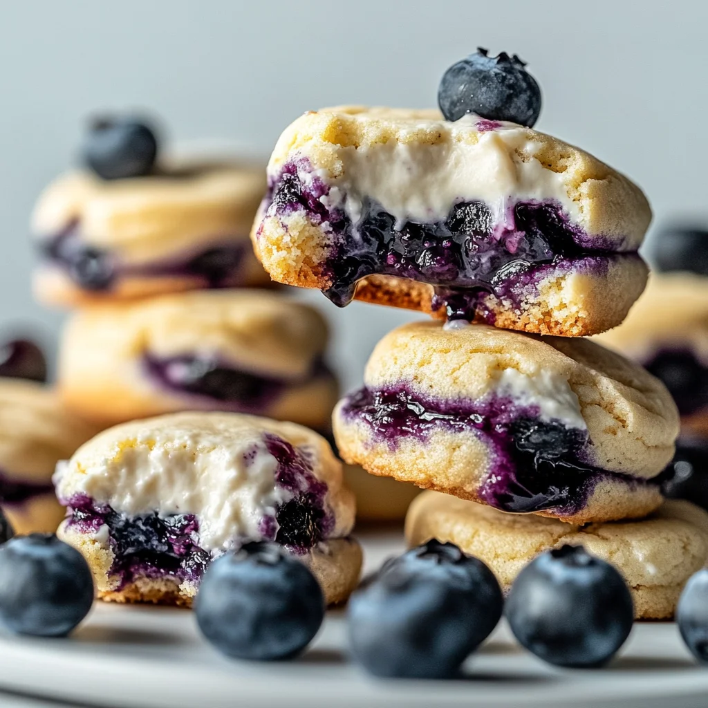 Blueberry Cheesecake Cookies: Sweet and Creamy Indulgence
