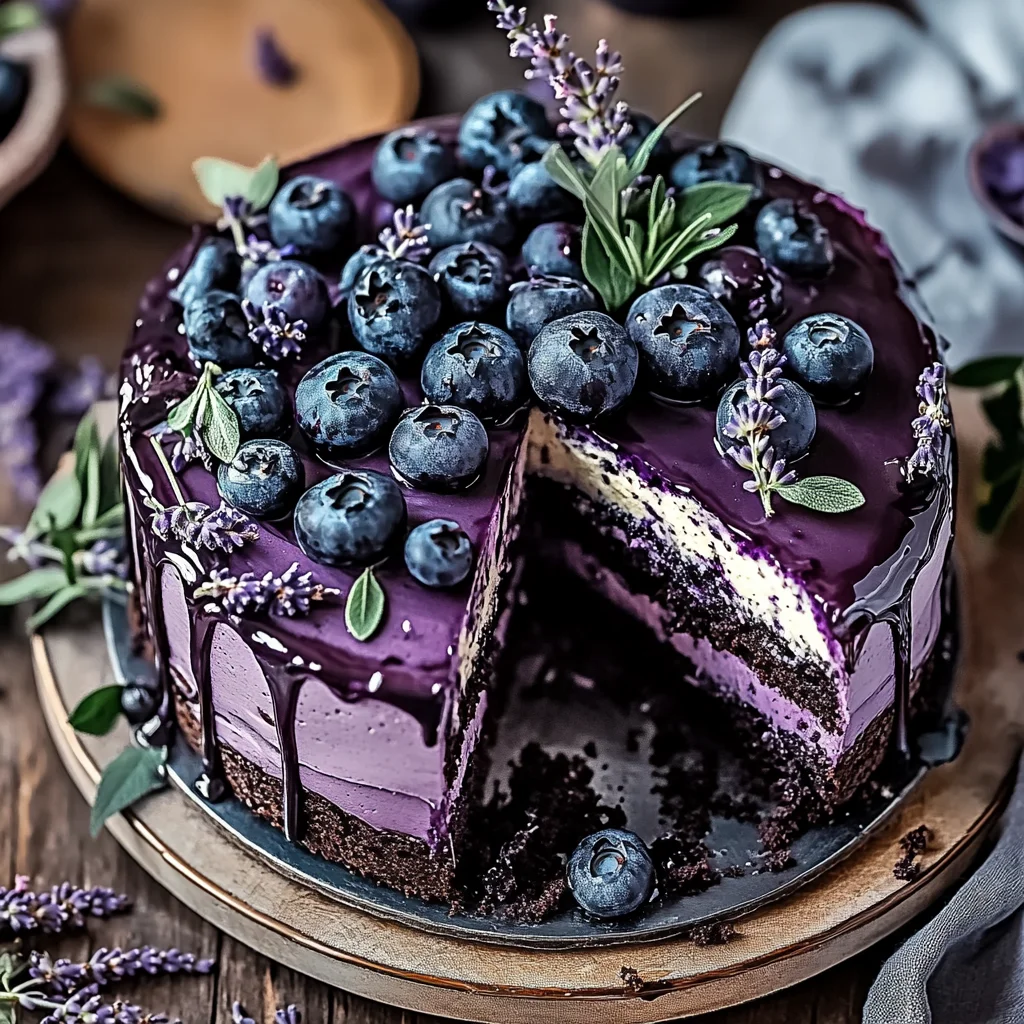Blueberry Chocolate Lavender Dream Cake: An Irresistible …