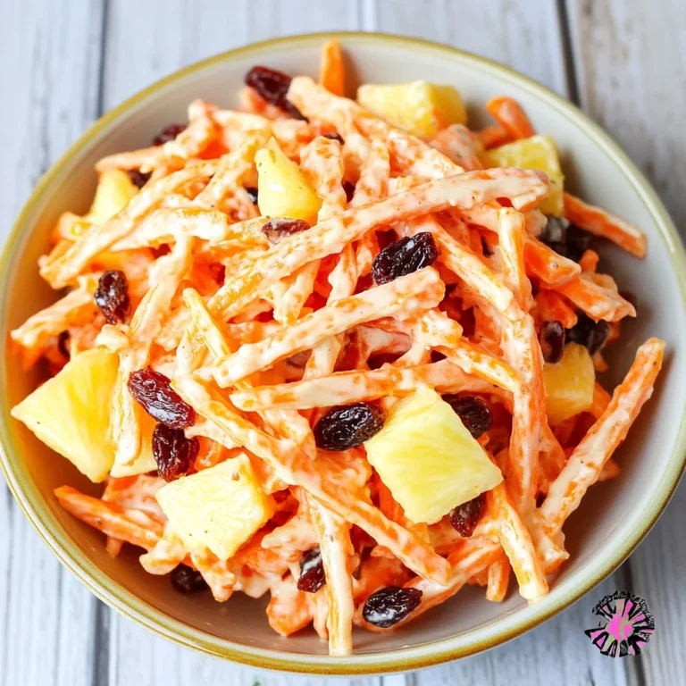Carrot Raisin Salad with Pineapple: Refreshingly Sweet De…