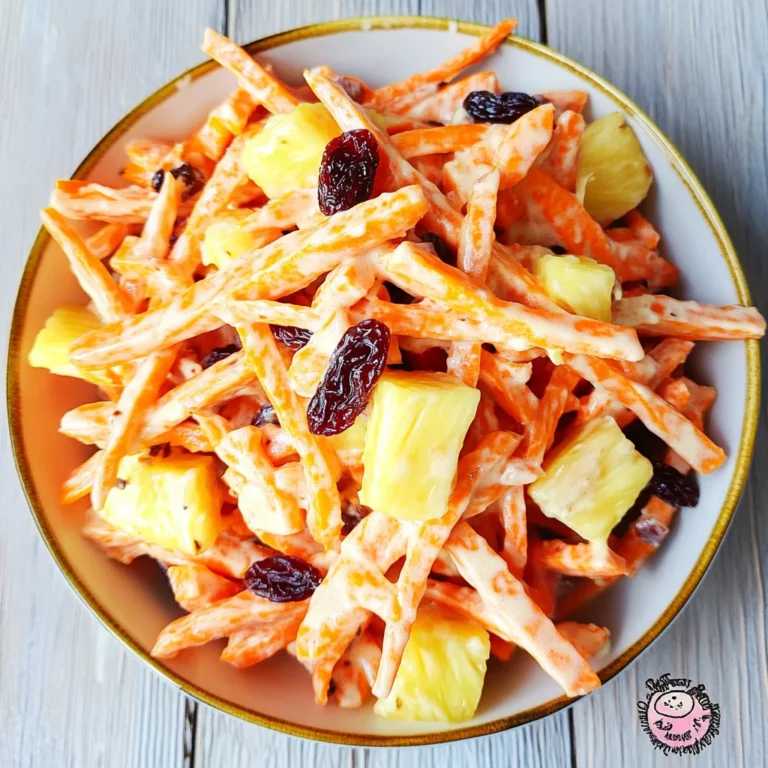 Carrot Raisin Salad with Pineapple: Refreshingly Sweet De…