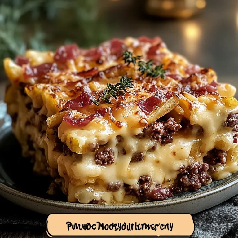 Cheeseburger French Fry Casserole: Comfort Food Bliss