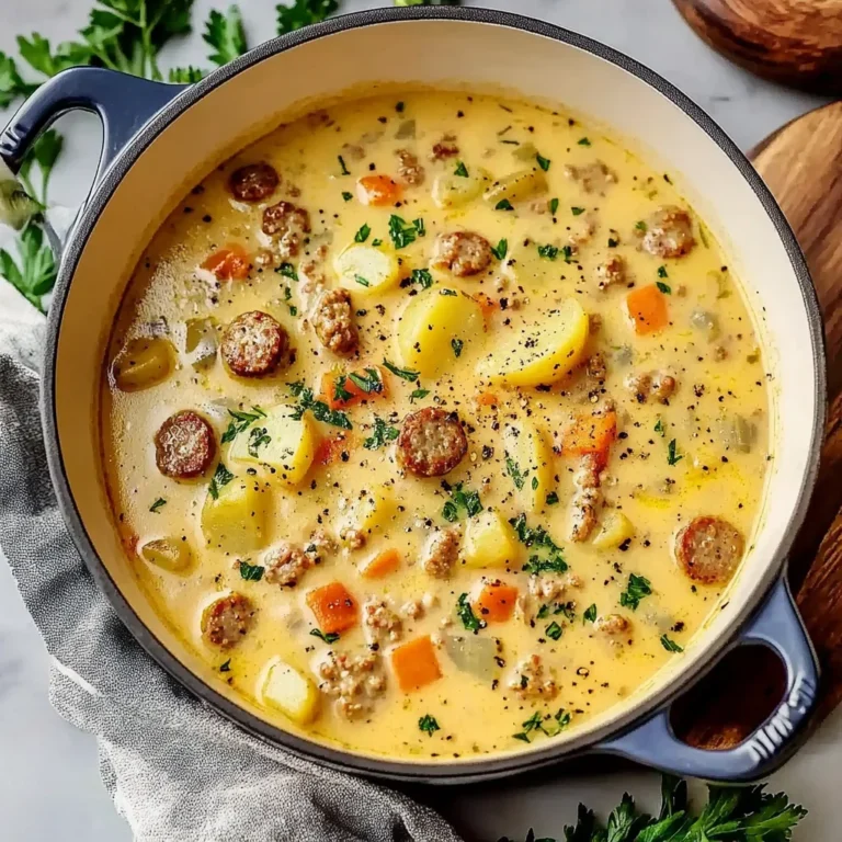 Cheesy Sausage Potato Soup: Comfort in a Bowl