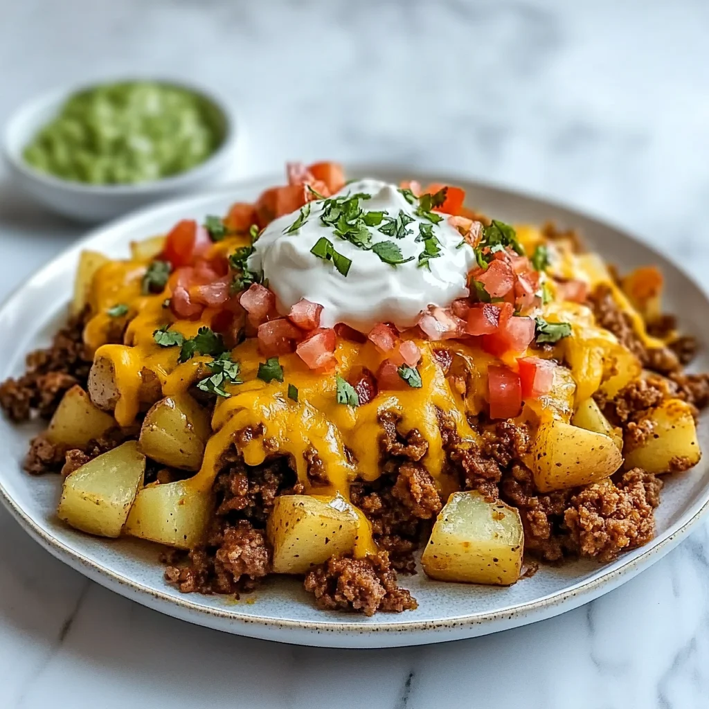 Cheesy Taco Potatoes: A Cheesy Delight for Dinner