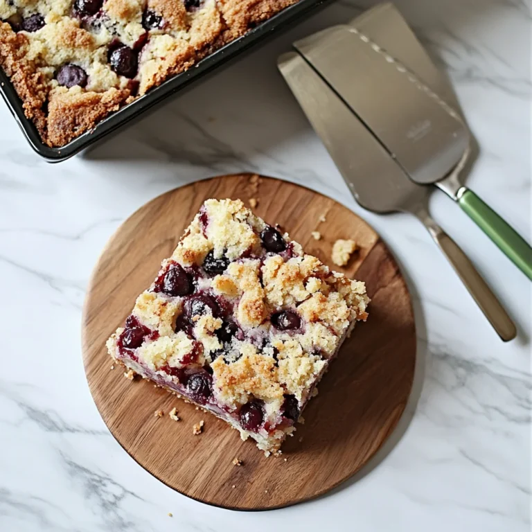 Cherry Coffee Cake with Crumb Topping: Irresistibly Gooey