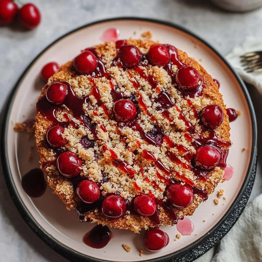 Cherry Coffee Cake with Crumb Topping: Irresistibly Sweet