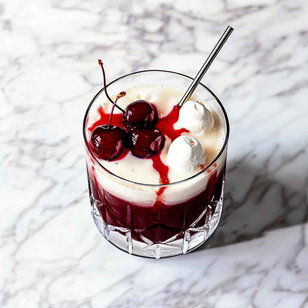 Cherry White Russian: Creamy and Irresistibly Cozy