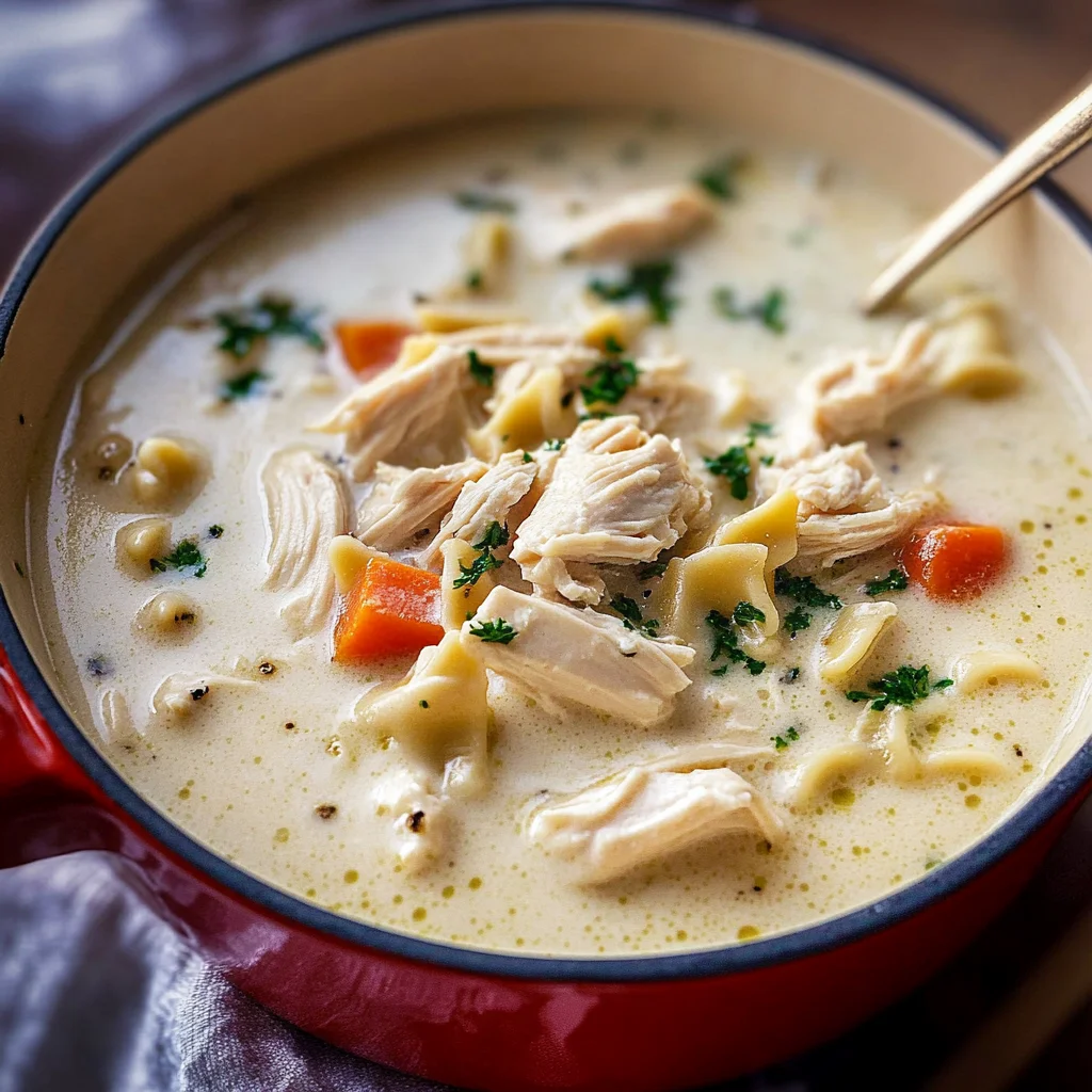 Chicken Alfredo Soup: Creamy Comfort in a Bowl