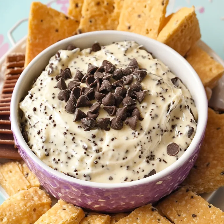 Chocolate Chip Cheesecake Dip: Gooey Delight Awaits