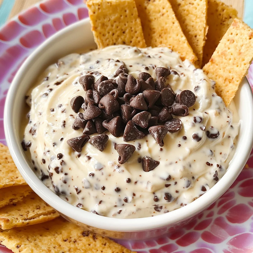 Chocolate Chip Cheesecake Dip: Delightfully Creamy Treat