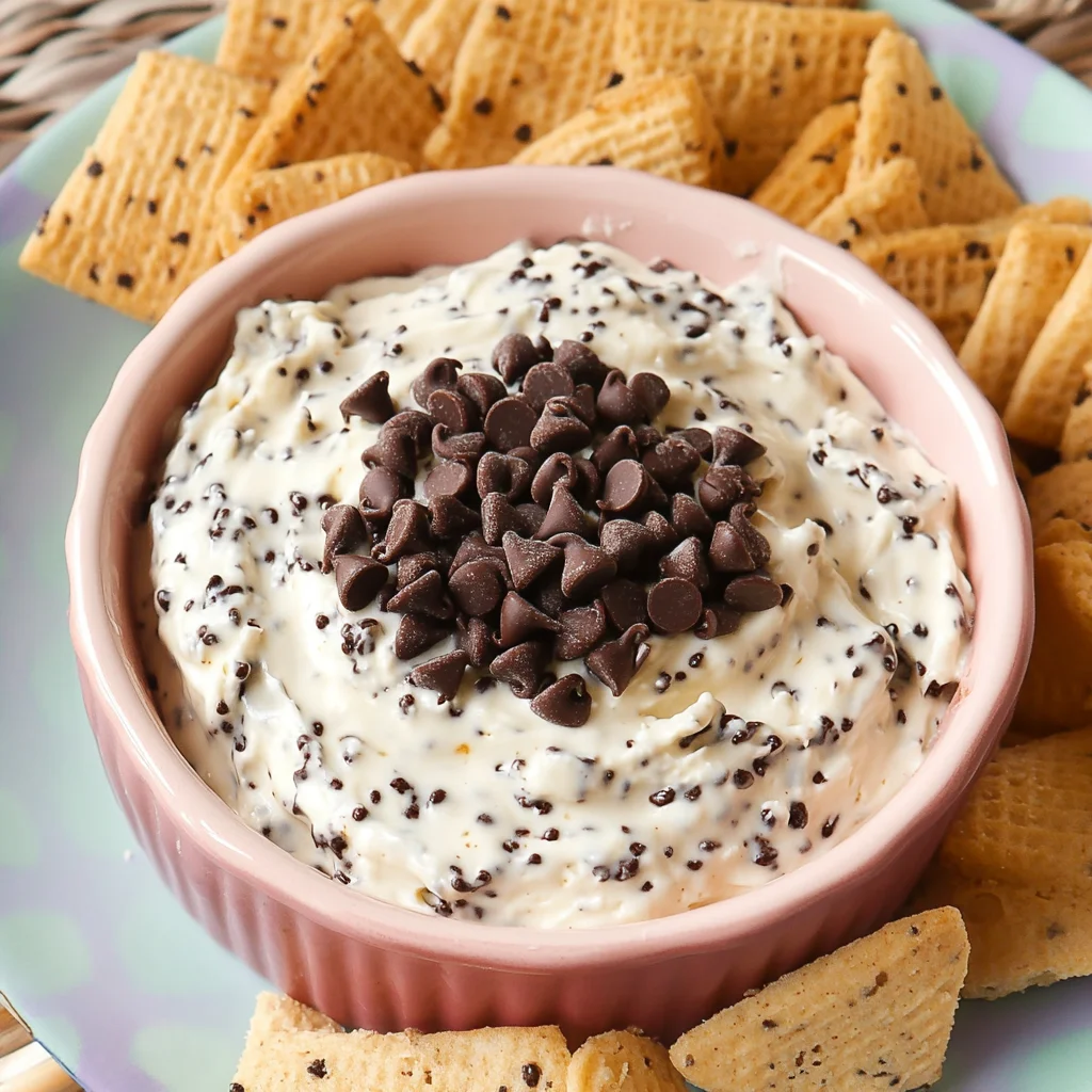 Chocolate Chip Cheesecake Dip: Decadent & Irresistible De…