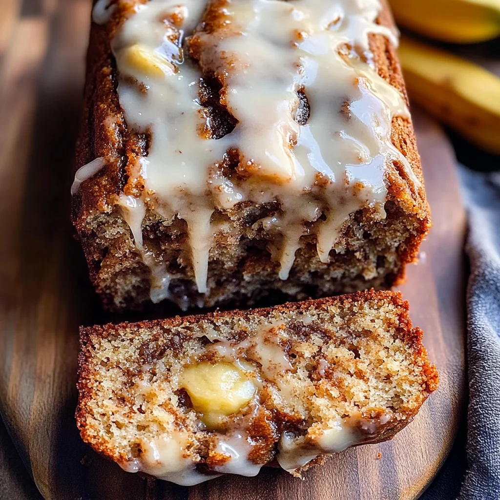 Cinnamon Roll Banana Bread: A Sweet Breakfast Treat