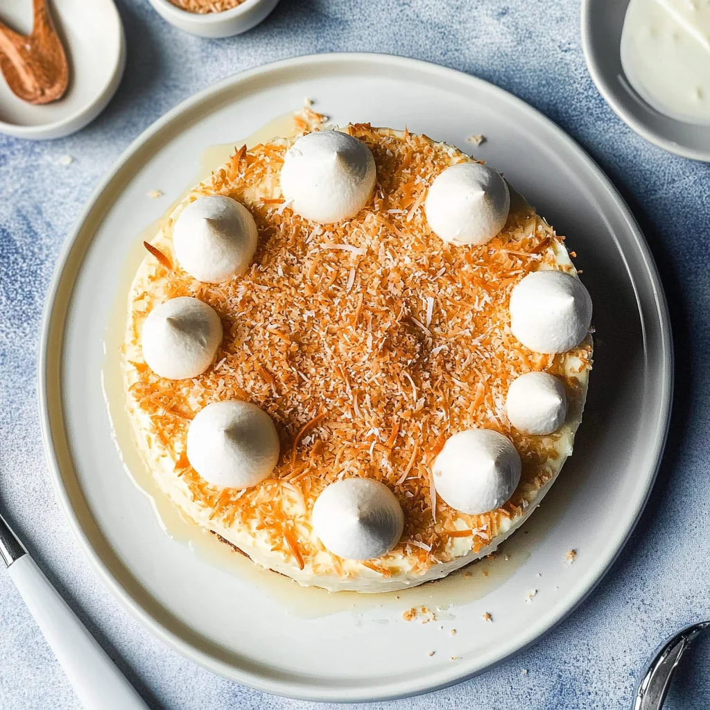 Coconut Cheesecake: Indulgent Slice of Paradise