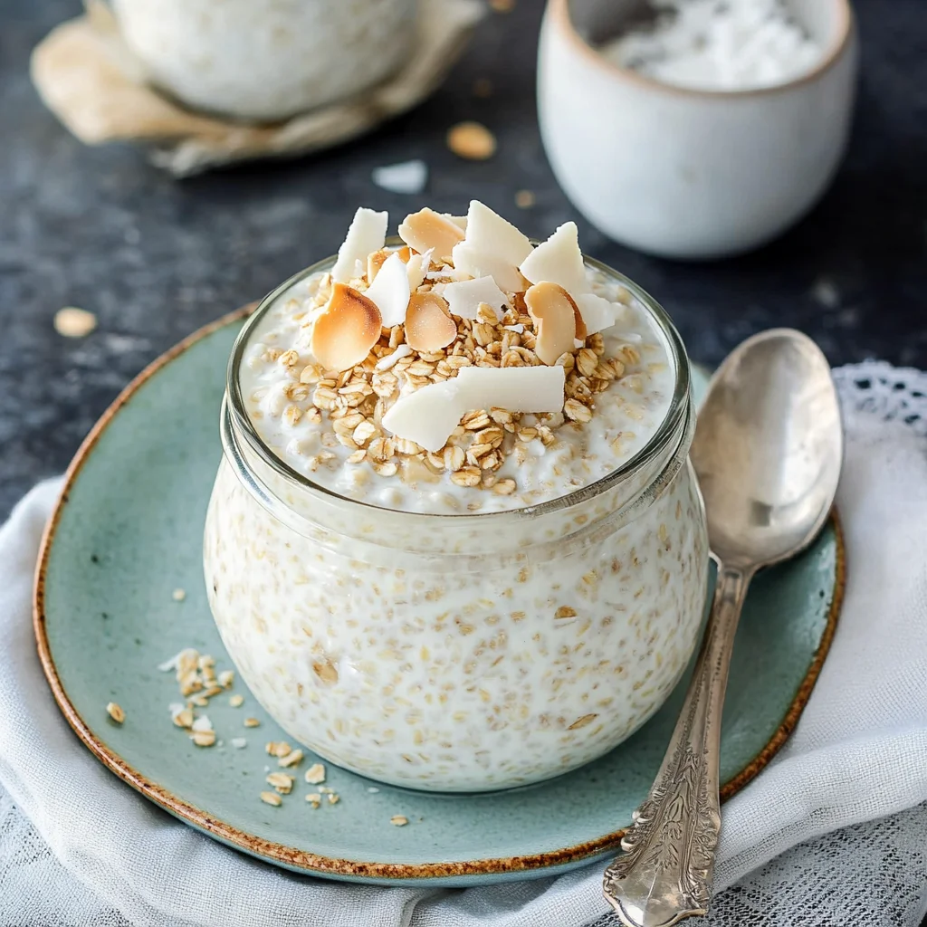 Coconut Overnight Oats: Creamy and Delicious Breakfast De…