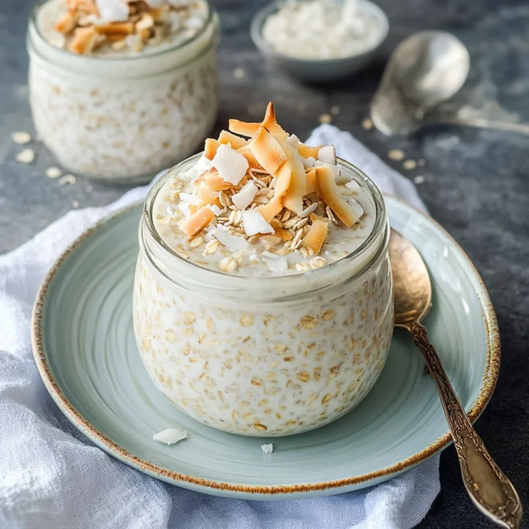 Coconut Overnight Oats: Creamy and Delicious Start to You…