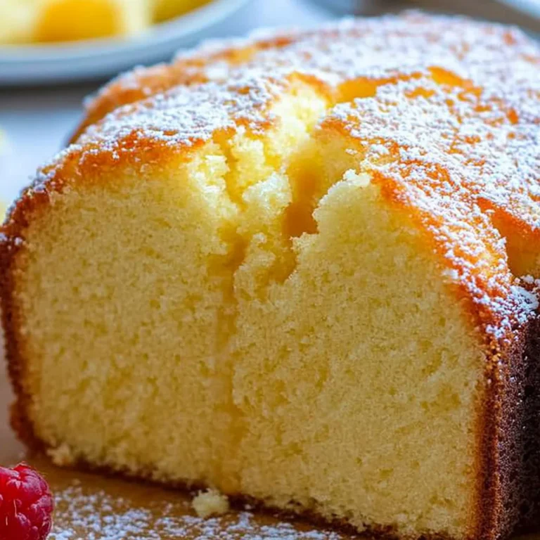 Cream Cheese Pound Cake: Decadently Moist Delight