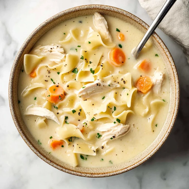 Creamy Chicken Noodle Soup: Cozy Comfort in a Bowl