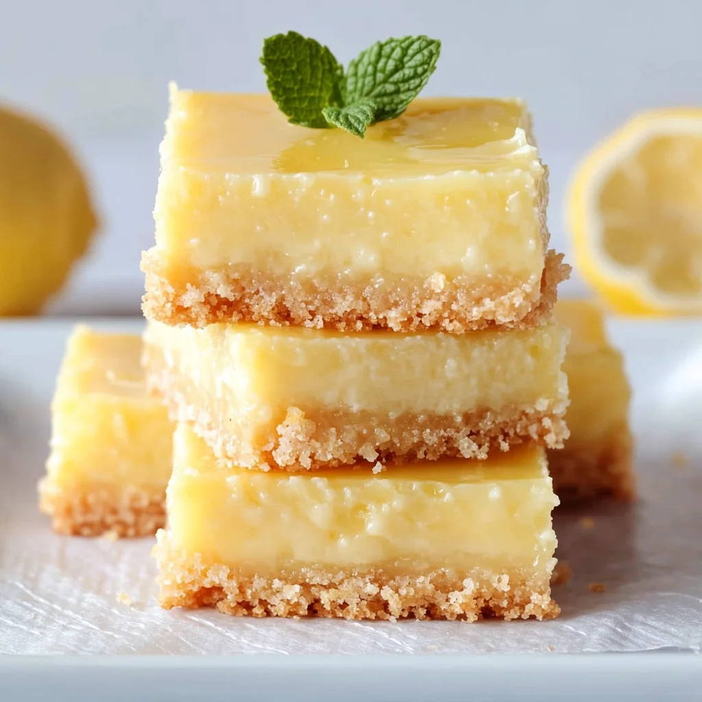 Creamy Lemon Squares: Zesty and Irresistible Treats