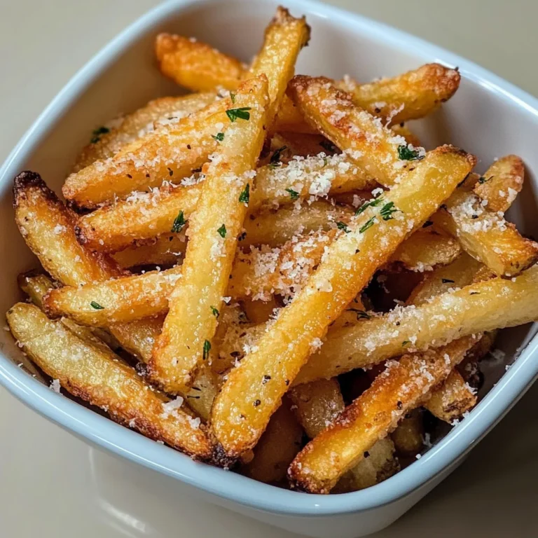 Crispy Garlic Parmesan Fries: The Ultimate Snack Delight