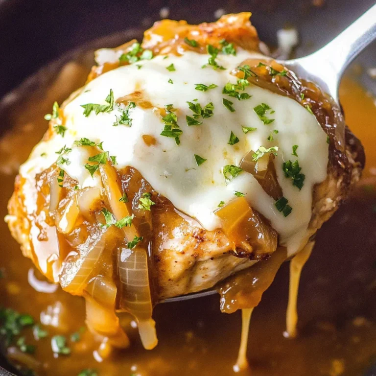 Crockpot French Onion Chicken: Comforting and Flavorful D…