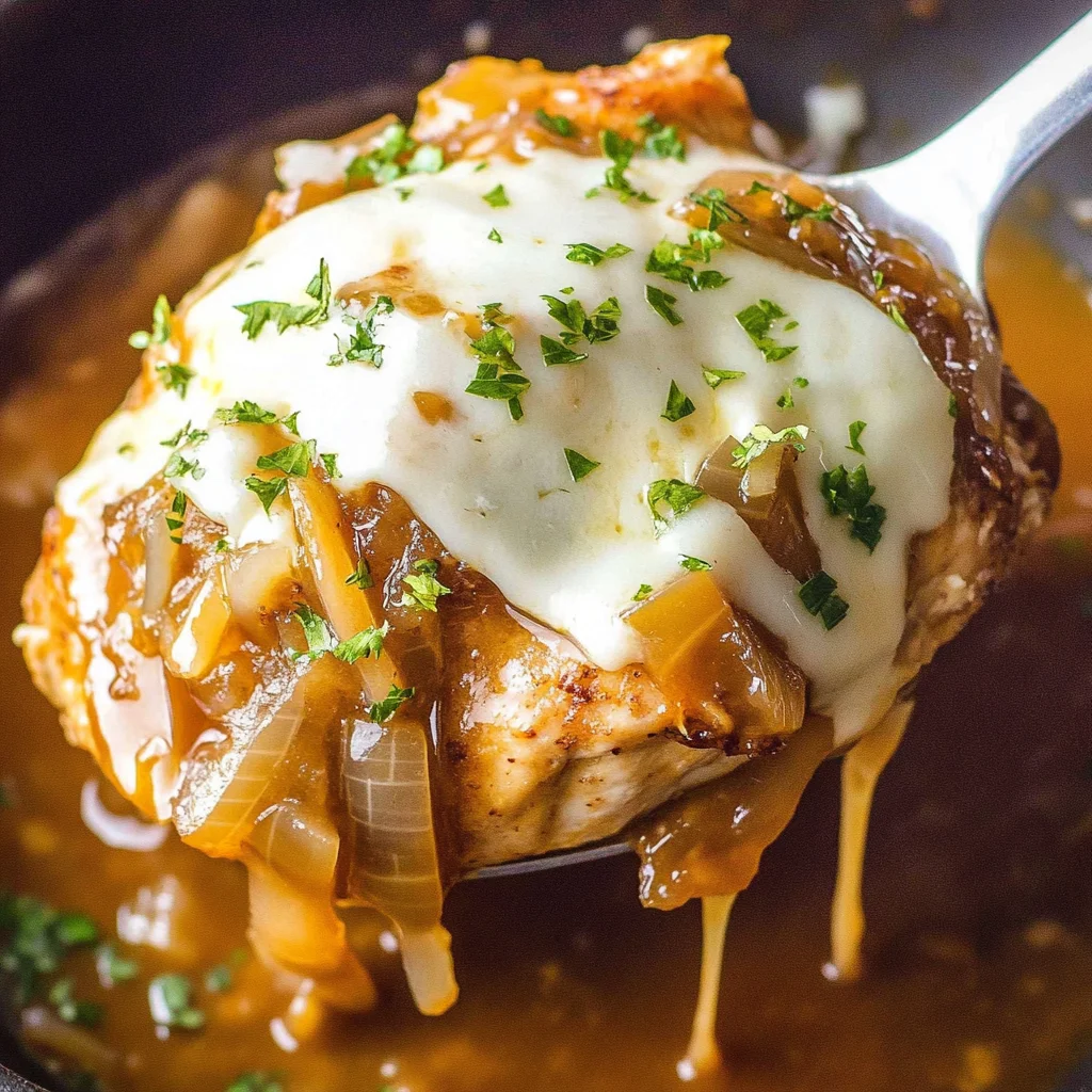 Crockpot French Onion Chicken: Comforting and Flavorful D…