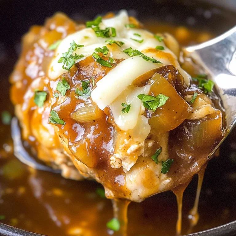 Crockpot French Onion Chicken: Comforting and Delicious