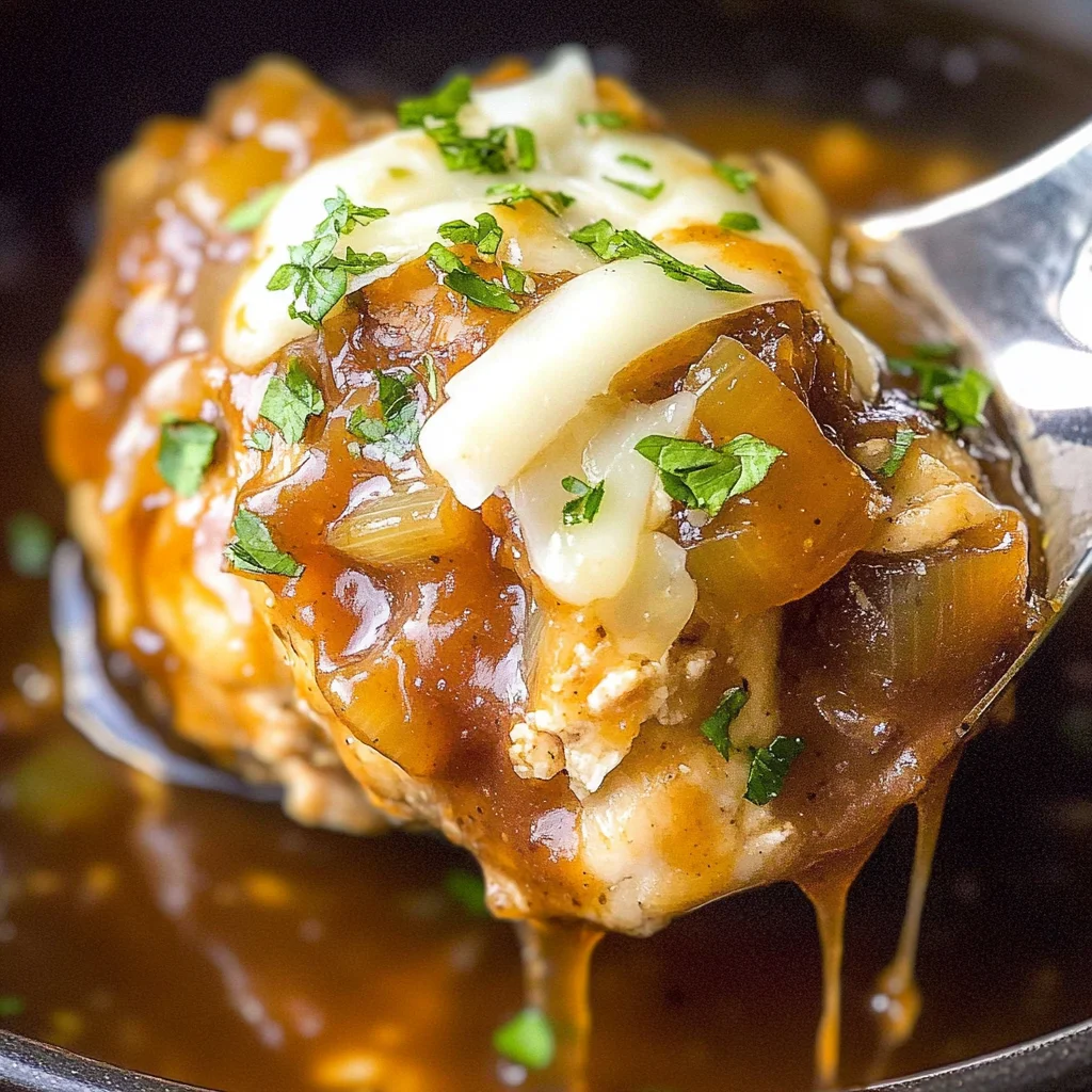 Crockpot French Onion Chicken: Comforting and Delicious