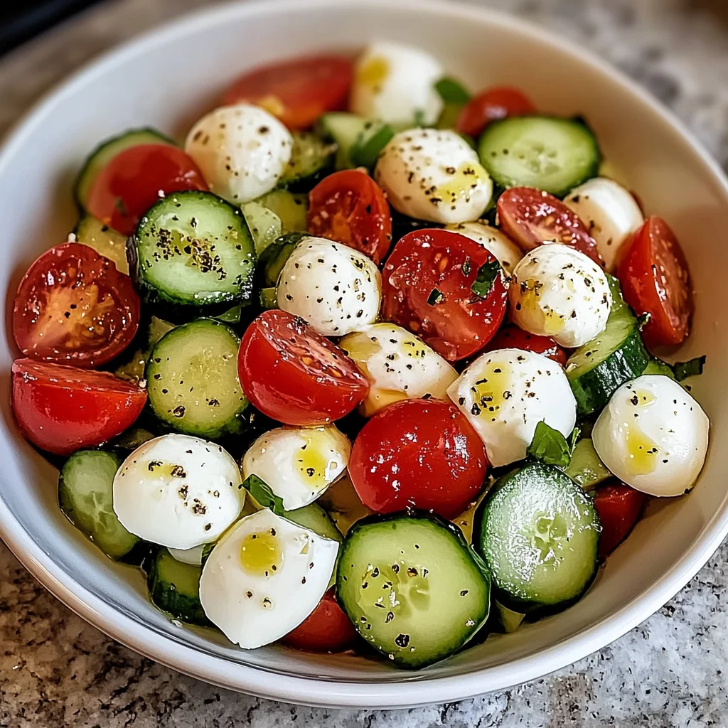 Cucumber Mozzarella Salad: Refreshingly Delicious Delight