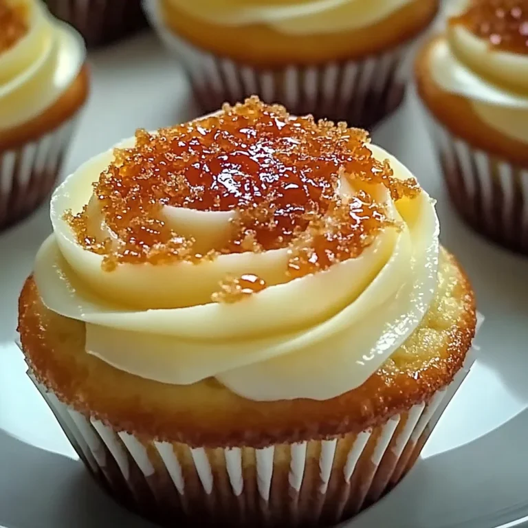 Decadent Vanilla Bean Crème Brûlée Cheesecake Cupcakes: I…