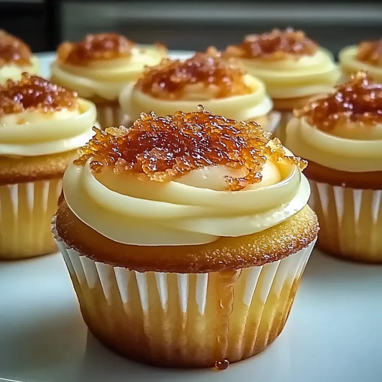 Decadent Vanilla Bean Crème Brûlée Cheesecake Cupcakes: I…