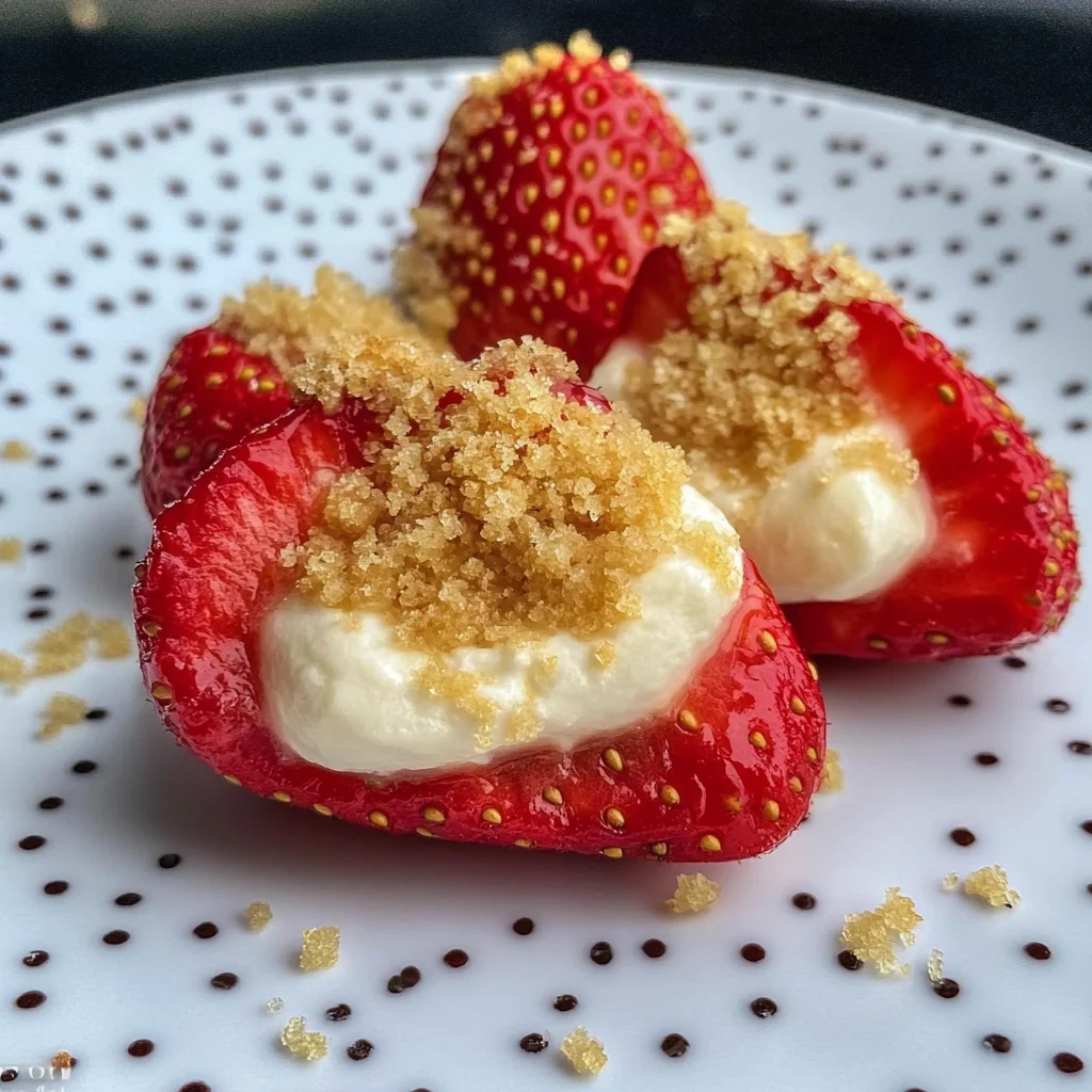 Deviled Strawberries: Indulgent Cheesecake Filling Delight