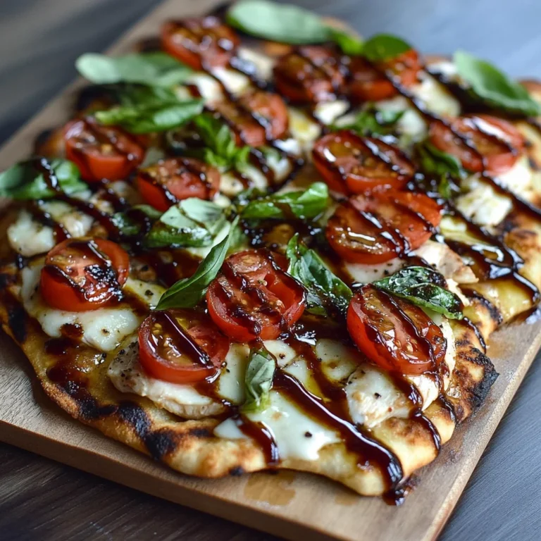 Easy Chicken Caprese Flatbread Recipe: Delicious in 30 Mi…
