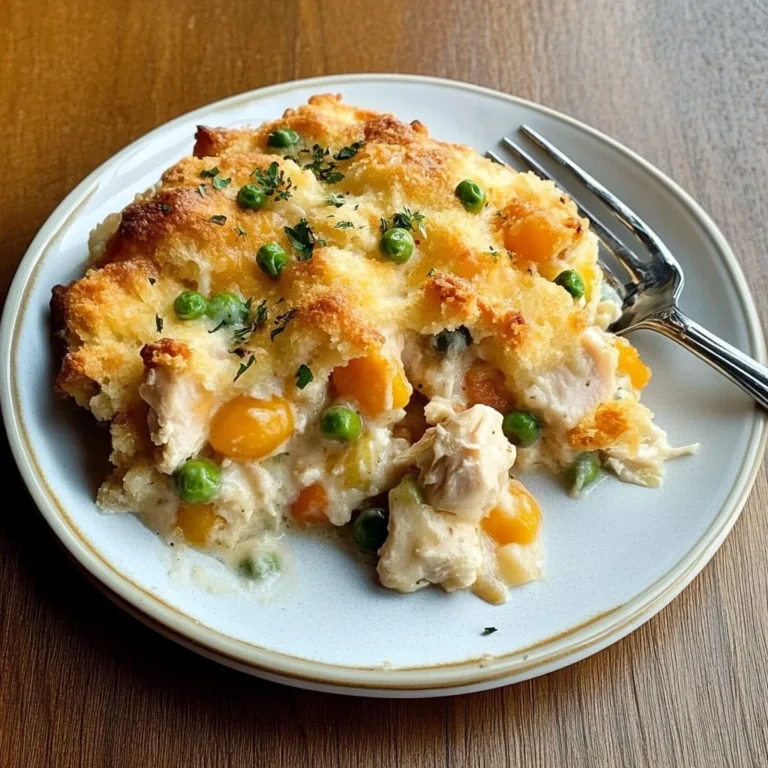 Easy Chicken Cobbler Dinner Casserole: A Cozy Delight