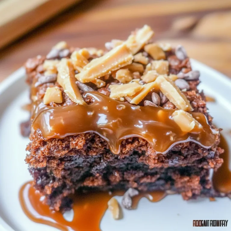 Easy Samoa Brownies: Irresistibly Gooey Delight