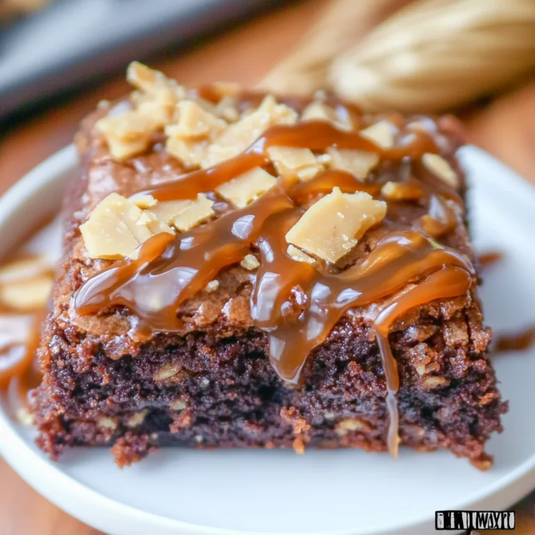 Easy Samoa Brownies: Gooey Chocolate Bliss Awaits