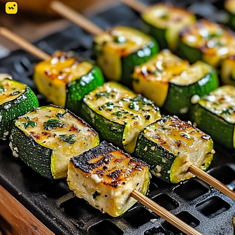 Garlic Butter Zucchini Skewers: The Ultimate Grilled Treat