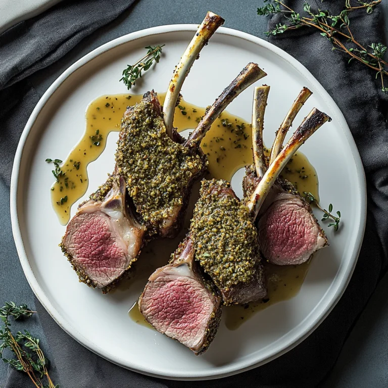Gordon Ramsay Herb Crusted Lamb Rack Recipe: Savory Delight