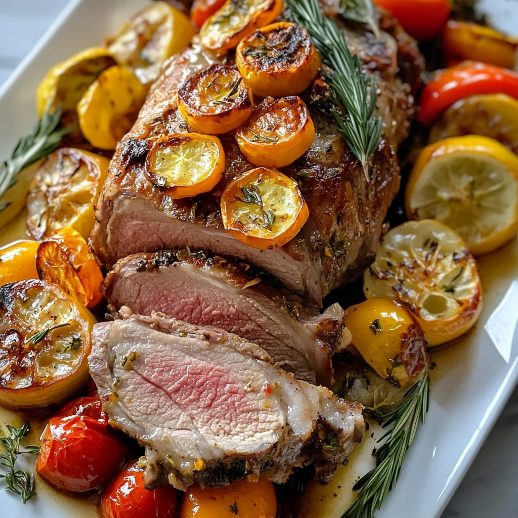 Greek Style Roasted Lamb: Tender and Flavorful Delight