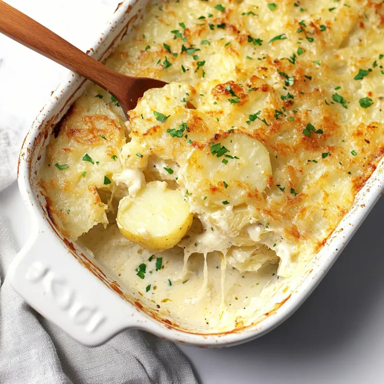 Gruyere Potatoes Au Gratin: Creamy and Cheesy Delight