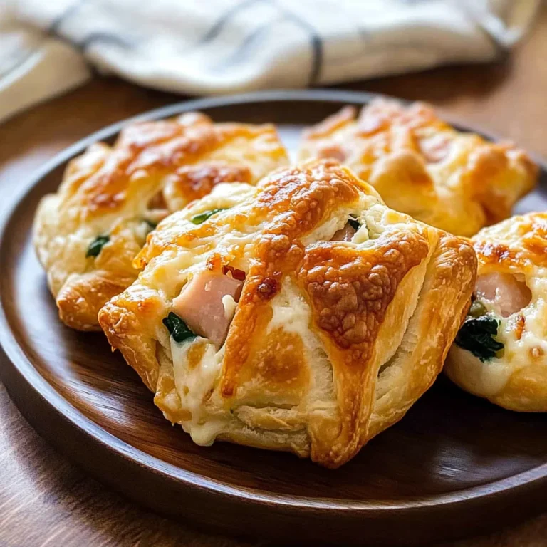 Ham and Cheese Puffs: Irresistibly Gooey Delight