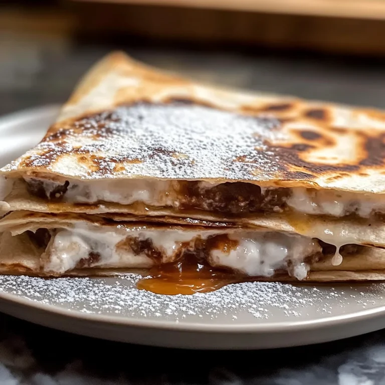 Homemade Blackstone S’mores Quesadilla: Gooey Goodness Aw…