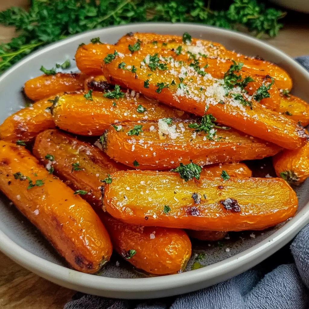Honey Garlic Butter Roasted Carrots Recipe Perfect for Ho…