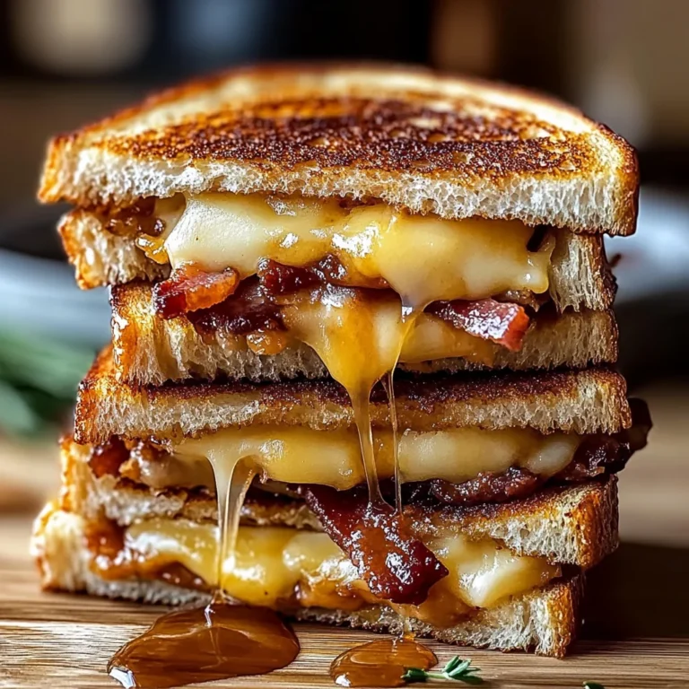 Hot Honey Apple Cheddar Beef Bacon Grilled Cheese: Epic F…