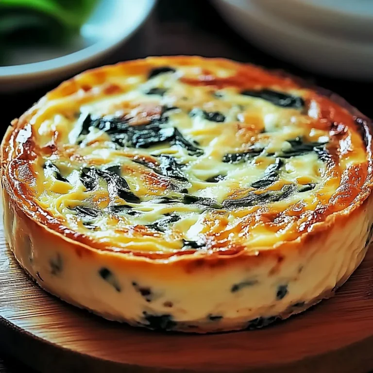 Irresistibly Creamy Cottage Cheese and Spinach Crustless …