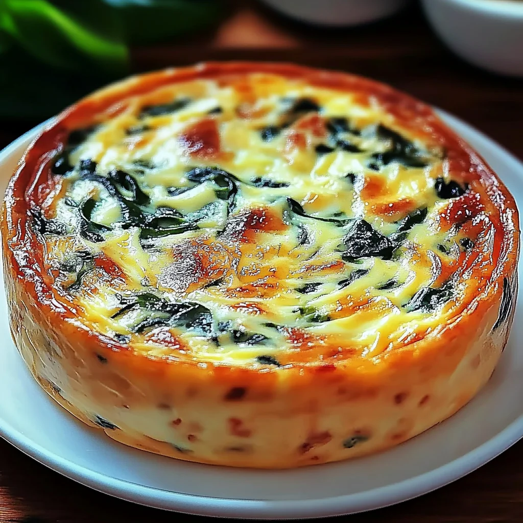 Irresistibly Creamy Cottage Cheese and Spinach Crustless …