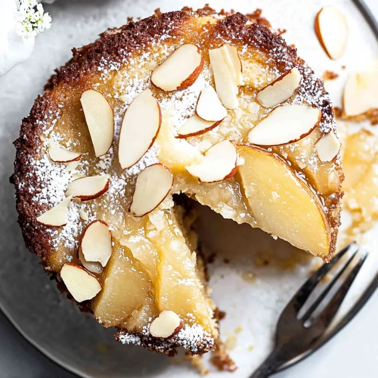 Italian Pear Almond Cake: Delightfully Moist and Flavorful