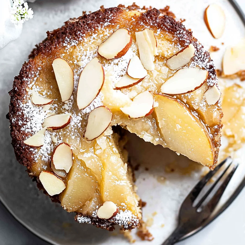 Italian Pear Almond Cake: Delightfully Moist and Flavorful