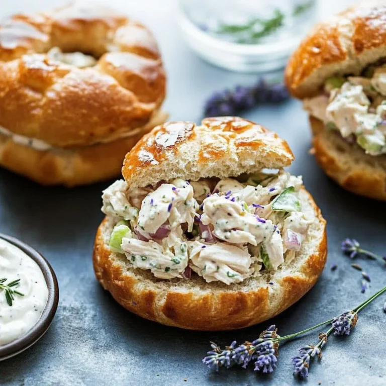 Lavender Chicken Salad Sandwiches: Delightfully Fresh Bites