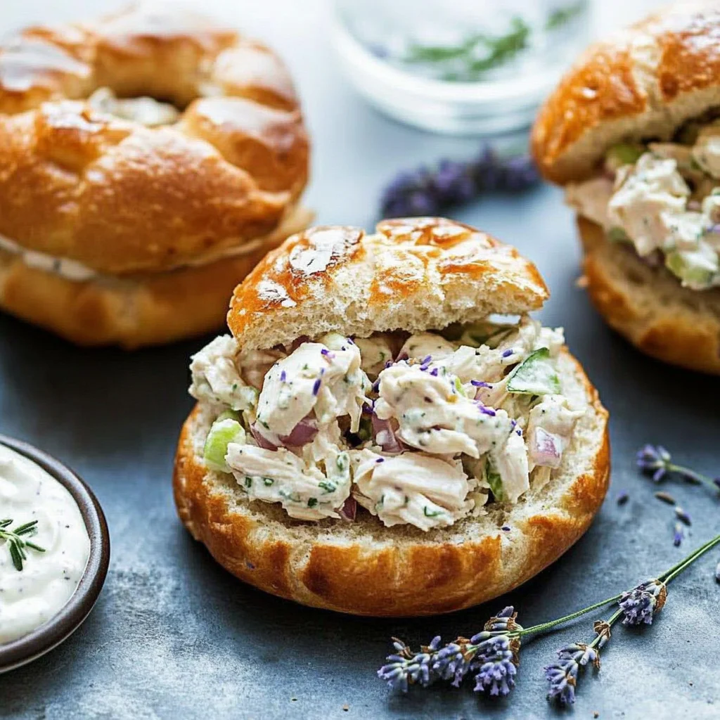 Lavender Chicken Salad Sandwiches: Delightfully Fresh Bites